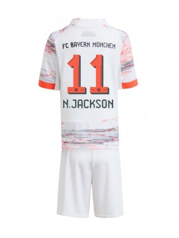 Otroški Nogometna dresi replika Bayern Munich Nicolas Jackson #11 Gostujoči 2025-26 Kratek rokav (+ hlače)